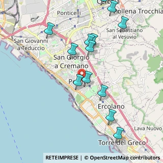 Mappa Viale Tiziano Vecellio, 80055 Portici NA, Italia (2.39385)