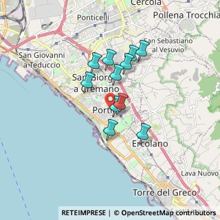 Mappa 80055 Portici NA, Italia (1.40818)