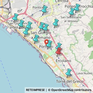 Mappa Viale Tiziano Vecellio, 80055 Portici NA, Italia (2.41467)
