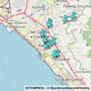 Mappa 80055 Portici NA, Italia (1.44818)