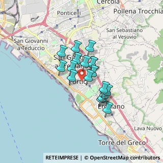Mappa 80055 Portici NA, Italia (1.21833)