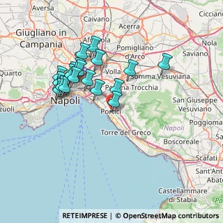 Mappa Viale Tiziano Vecellio, 80055 Portici NA, Italia (7.457)