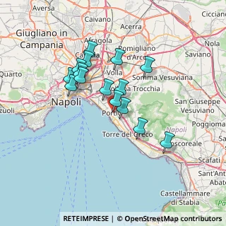 Mappa Viale Tiziano Vecellio, 80055 Portici NA, Italia (6.22733)