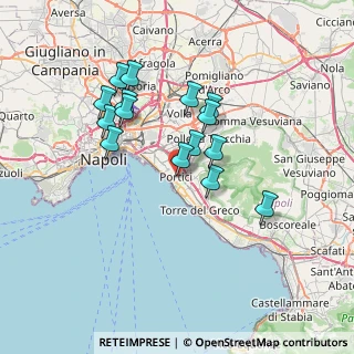 Mappa Viale Tiziano Vecellio, 80055 Portici NA, Italia (6.64333)