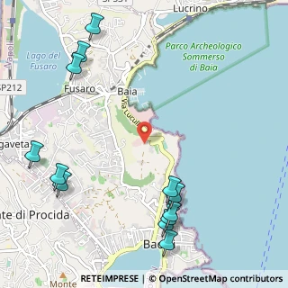 Mappa Via Fondi di Baia, 80070 Bacoli NA, Italia (1.55083)