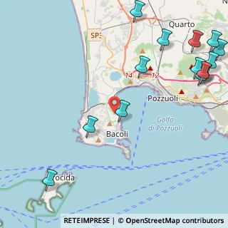 Mappa Via Fondi di Baia, 80070 Bacoli NA, Italia (6.67)