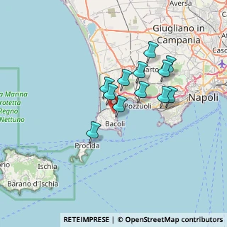 Mappa Via Fondi di Baia, 80070 Bacoli NA, Italia (5.95)