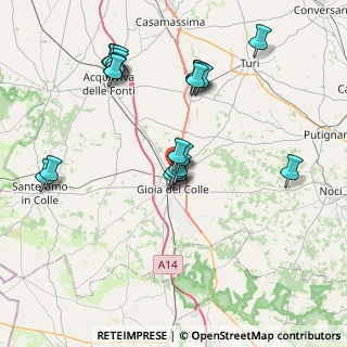Mappa Sedé legale: via Bagutta N 13 - 20121 Milano Italy, 70023 Gioia del Colle BA, Italia (8.379)