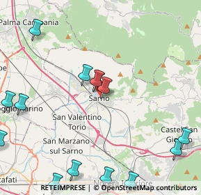 Mappa Via Silvio Ruocco, 84087 Sarno SA, Italia (6.00929)