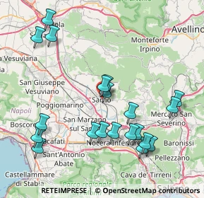 Mappa Via Silvio Ruocco, 84087 Sarno SA, Italia (9.3695)