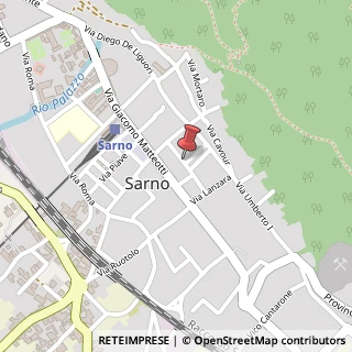 Mappa Via Ten. Luigi Buonaiuto, 13, 84087 Sarno, Salerno (Campania)