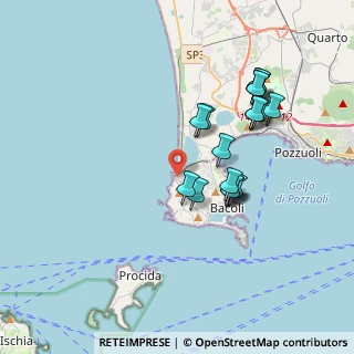 Mappa Via Torregaveta, 80070 Bacoli NA, Italia (3.67556)