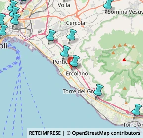 Mappa Via Gabriele D'Annunzio, 80056 Ercolano NA, Italia (6.62)