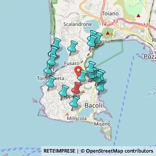 Mappa Via Silio Italico, 80070 Bacoli NA, Italia (1.504)