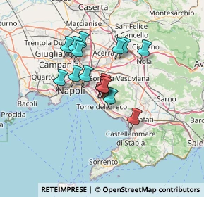 Mappa Traversa Cecatiello, 80056 Ercolano NA, Italia (10.32875)