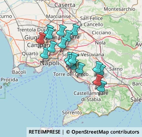 Mappa Traversa Cecatiello, 80056 Ercolano NA, Italia (10.94944)