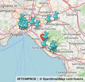 Mappa Traversa Cecatiello, 80056 Ercolano NA, Italia (7.43938)