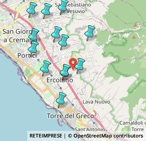 Mappa Traversa Cecatiello, 80056 Ercolano NA, Italia (2.08692)