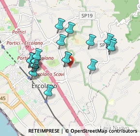 Mappa Traversa Cecatiello, 80056 Ercolano NA, Italia (0.986)