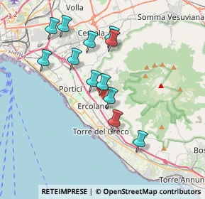 Mappa Traversa Cecatiello, 80056 Ercolano NA, Italia (3.66583)