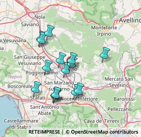 Mappa Via Onofrio Tortora, 84087 Sarno SA, Italia (6.70267)