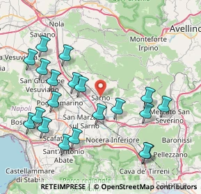 Mappa Via Onofrio Tortora, 84087 Sarno SA, Italia (9.606)