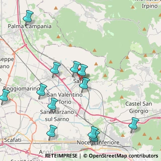 Mappa Via Onofrio Tortora, 84087 Sarno SA, Italia (5.4825)