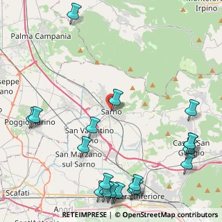 Mappa Via Onofrio Tortora, 84087 Sarno SA, Italia (6.727)