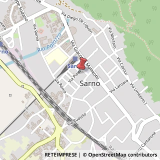 Mappa Via Piave, 17, 84087 Sarno, Salerno (Campania)