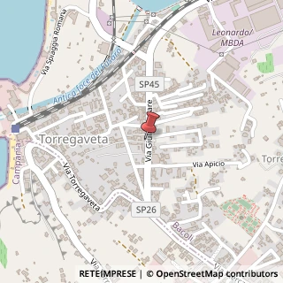 Mappa Via Giulio Cesare, 212, 80070 Bacoli, Napoli (Campania)