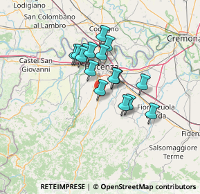 Mappa 29027 Podenzano PC, Italia (10.06563)