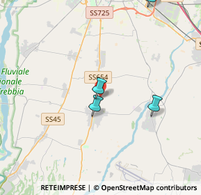 Mappa 29027 Podenzano PC, Italia (6.95333)