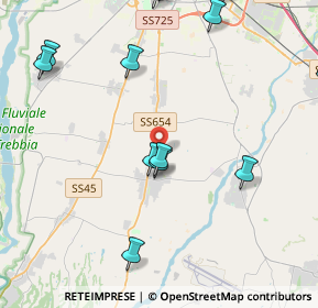 Mappa 29027 Podenzano PC, Italia (6.379)