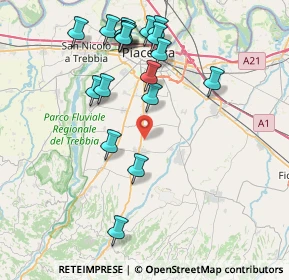 Mappa 29027 Podenzano PC, Italia (8.41)