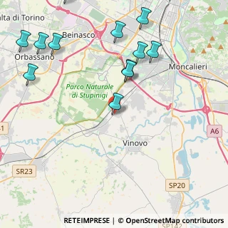 Mappa Viale dei pioppi, 10048 Vinovo TO, Italia (5.36)