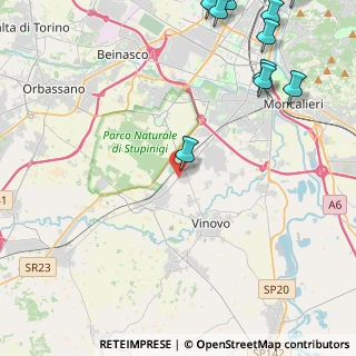 Mappa Viale dei pioppi, 10048 Vinovo TO, Italia (7.03667)