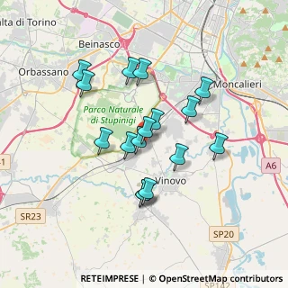 Mappa Viale dei pioppi, 10048 Vinovo TO, Italia (3.00188)