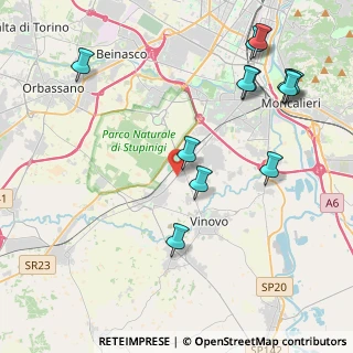 Mappa Viale dei pioppi, 10048 Vinovo TO, Italia (4.96333)