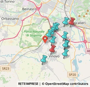 Mappa Viale dei pioppi, 10048 Vinovo TO, Italia (2.93)