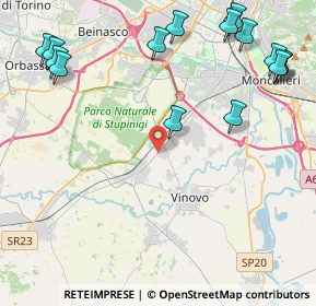 Mappa Viale dei pioppi, 10048 Vinovo TO, Italia (5.79)