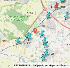 Mappa Viale dei pioppi, 10048 Vinovo TO, Italia (2.824)