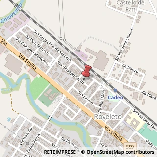 Mappa Via Giuseppe Verdi, 4, 29010 Cadeo, Piacenza (Emilia Romagna)