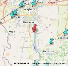 Mappa Via Morato, 27058 Voghera PV, Italia (3.20583)