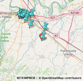 Mappa Via Borea Don Giuseppe, 29010 Pontenure PC, Italia (9.17714)