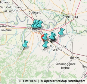 Mappa Via Borea Don Giuseppe, 29010 Pontenure PC, Italia (8.33308)