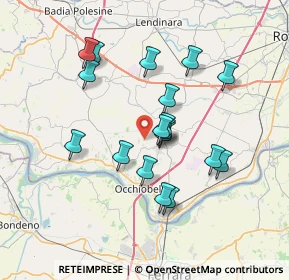 Mappa Via Traversagno, 45024 Fiesso Umbertiano RO, Italia (6.38444)