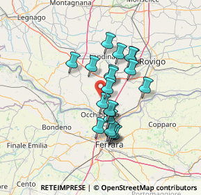 Mappa Via Traversagno, 45024 Fiesso Umbertiano RO, Italia (10.2295)