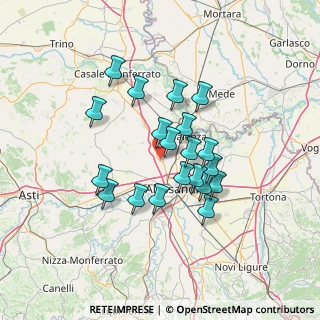 Mappa SS 31, 15040 Castelletto Monferrato AL (11.375)