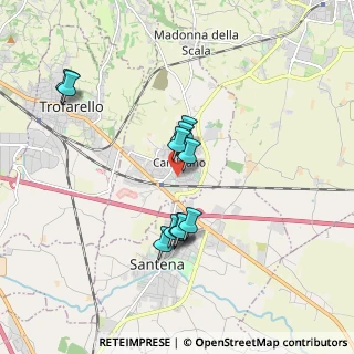 Mappa Via San Carlo, 10020 Cambiano TO, Italia (1.59167)