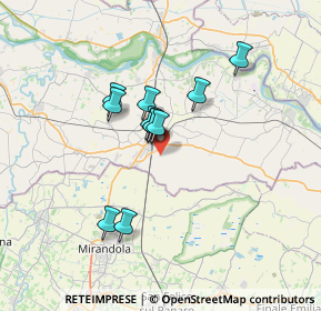 Mappa Via Affittanza, 46025 Poggio Rusco MN, Italia (5.24364)